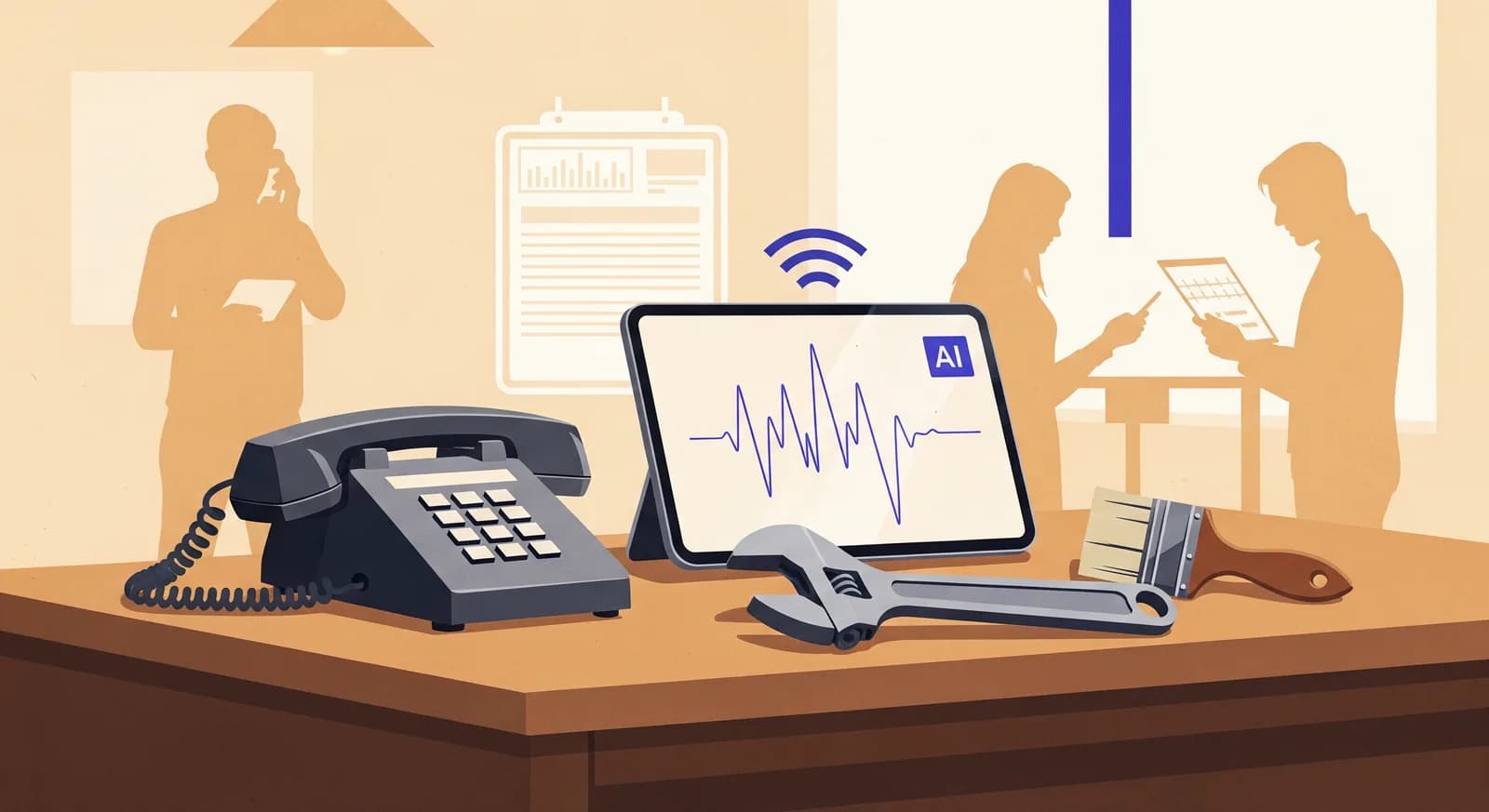 The AI Receptionist Playbook for Home Services