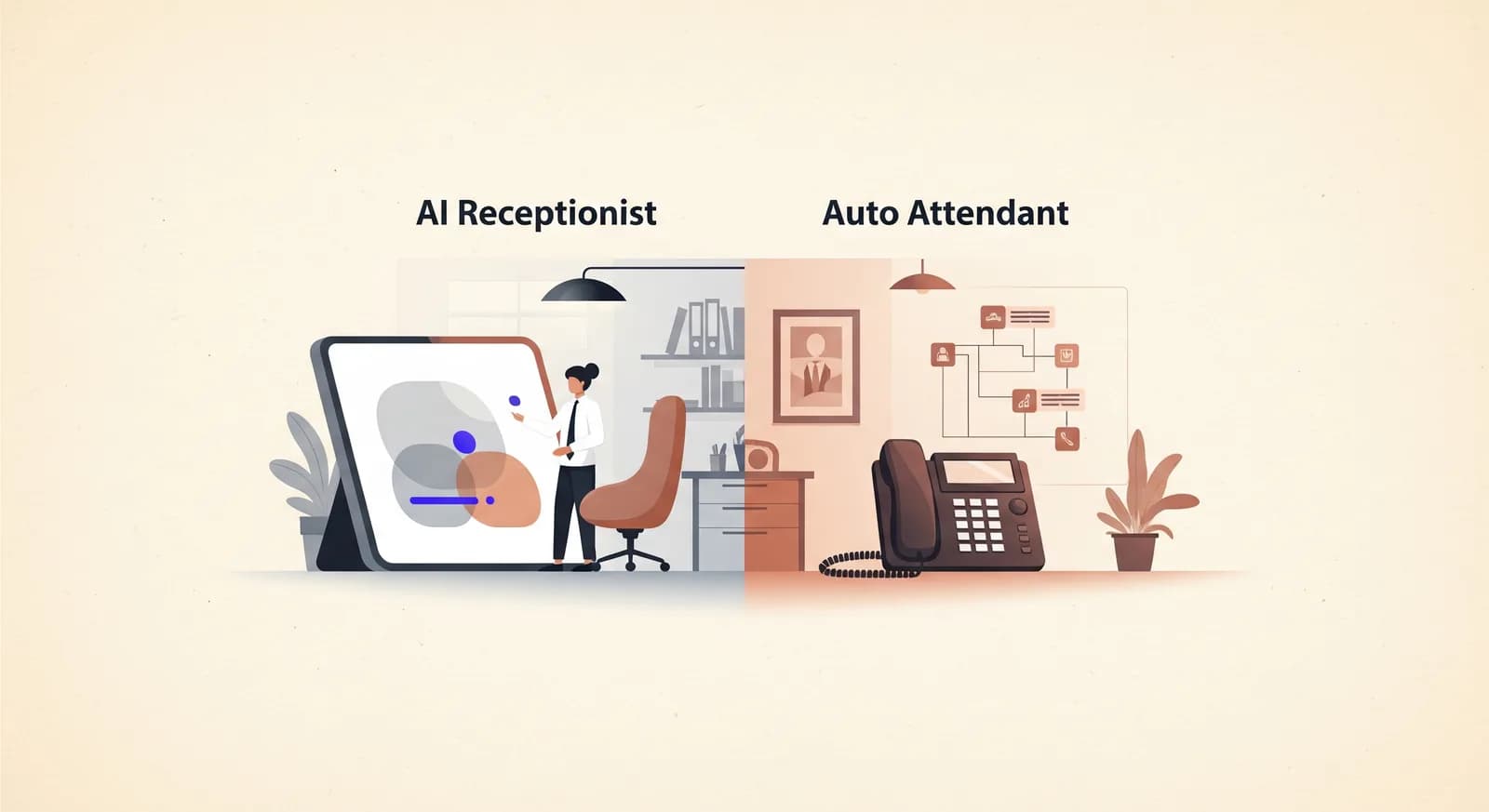 AI recepčná vs. automatická spojovateľka: viac než pozdrav