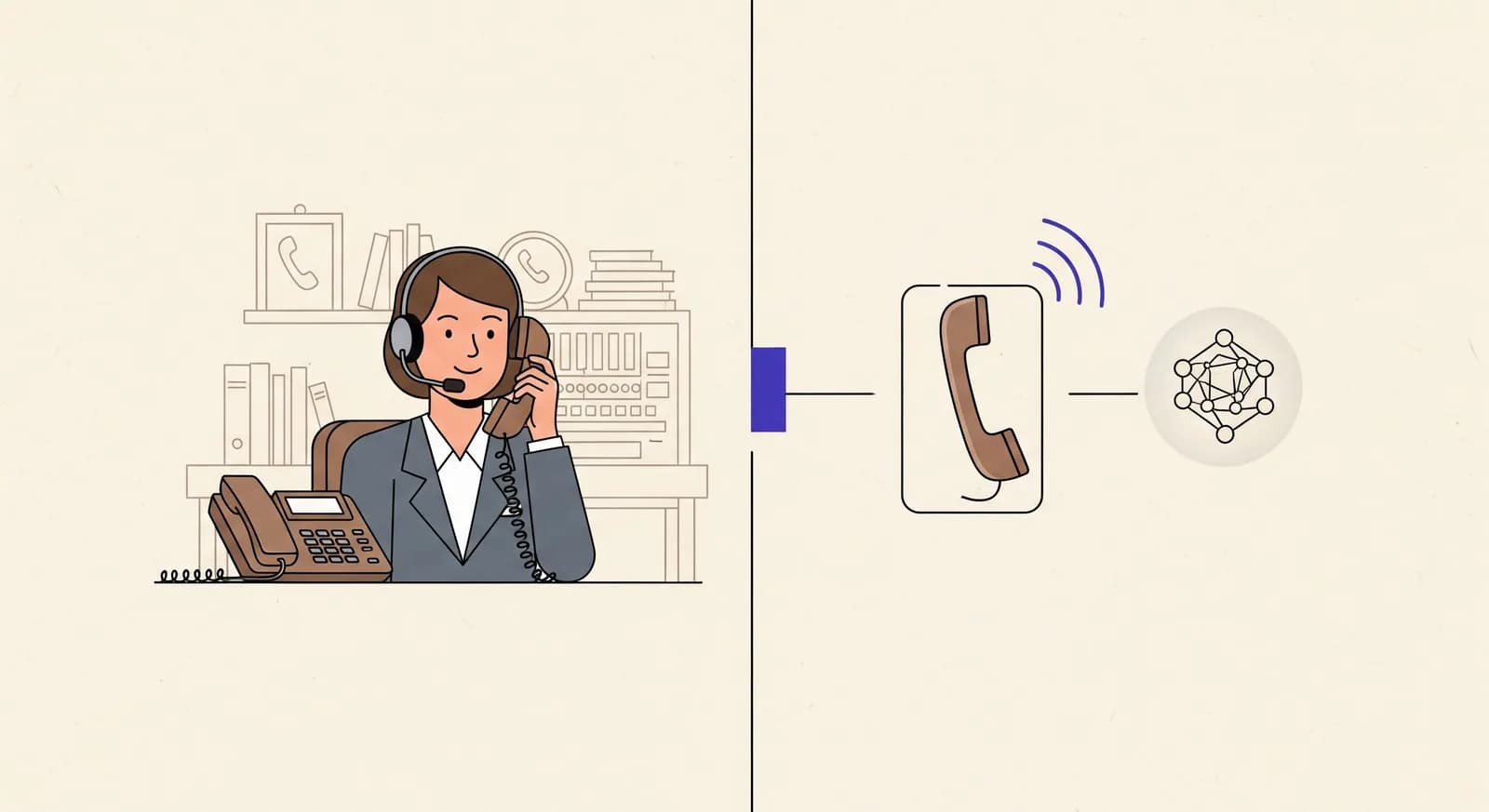 AI sekretárka na telefonáty vs. telefonický sekretariát