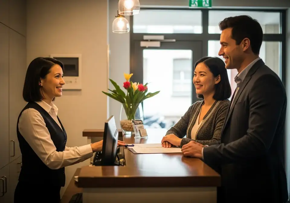 Multilingual reception